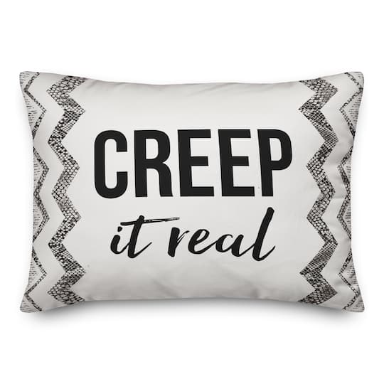 Creep It Real Throw Pillow